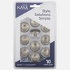 Kasaware 1-1/4" Diameter Traditional Knob with Stepped Ring K236SN-10